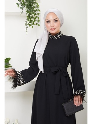 Black - Modest Dress - Hafsa Mina