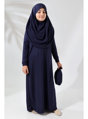 Navy Blue - Prayer Clothes - İhvan