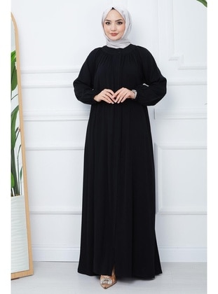 Black - Abaya - Hafsa Mina