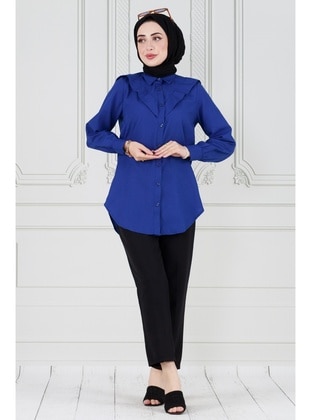 Navy Blue - Tunic - Sevitli