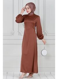 Brown - 1000gr - Evening Dresses