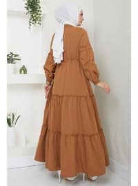 Tan - Modest Dress