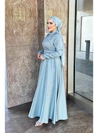 Mint Green - Modest Evening Dress