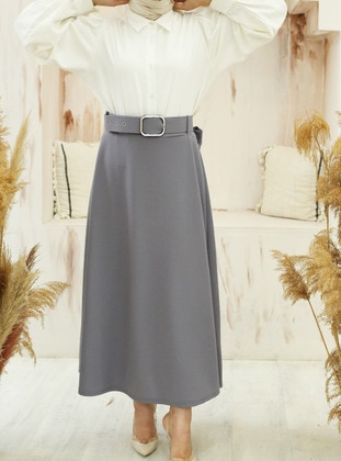 Grey - Skirt - Vav