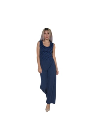 Navy Blue - Pyjama Set - Akbeniz