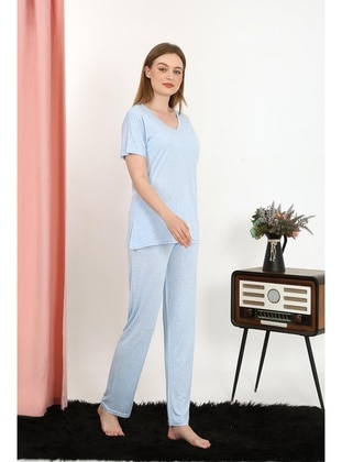 Blue - Pyjama Set - Akbeniz