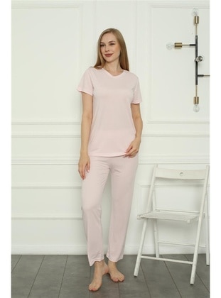 Pink - Pyjama Set - Akbeniz