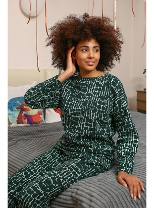 Green - Pyjama Set - Akbeniz