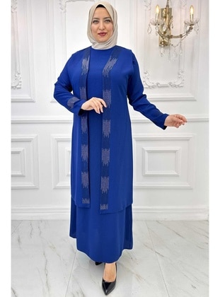 Indigo - Modest Dress - Amine Hüma