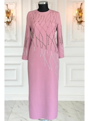 Dusty Rose - Modest Dress - Amine Hüma