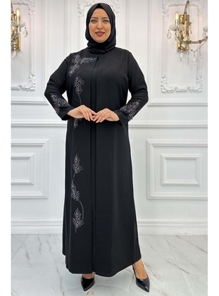 Black - Modest Dress - Amine Hüma