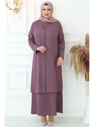 Dusty Rose - Modest Evening Dress - Amine Hüma