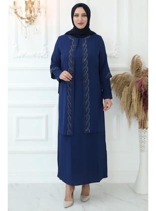 Indigo - Modest Evening Dress - Amine Hüma