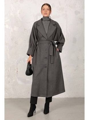 Anthracite - Coat - Melike Tatar