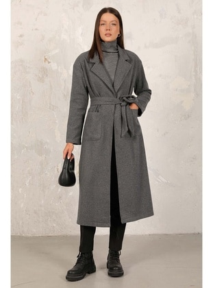 Anthracite - Coat - Melike Tatar