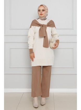 Milky Brown - Knit Suits - Sevitli