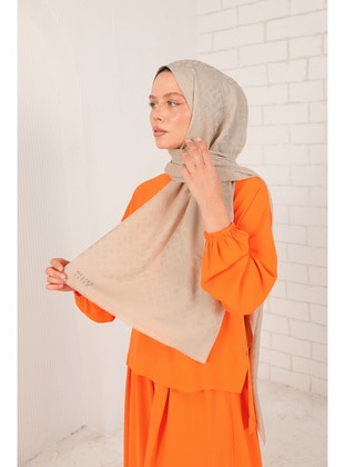 Beige - Shawl - Melike Tatar