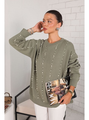 Khaki - Jumper - Melike Tatar