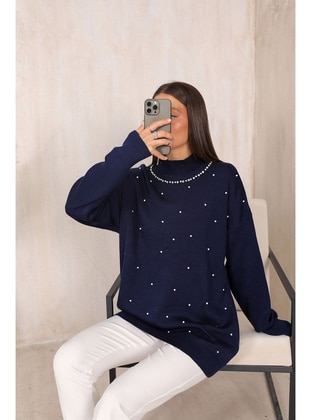 Navy Blue - Jumper - Melike Tatar