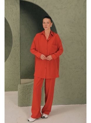 Orange - Suit - Melike Tatar