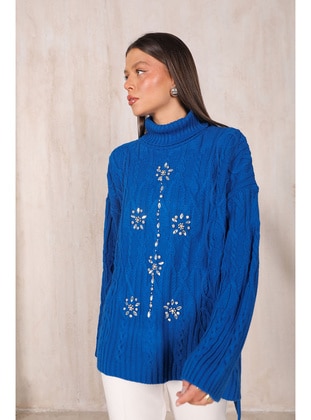 Saxe Blue - Jumper - Melike Tatar