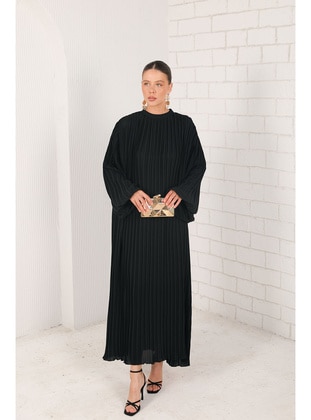 Black - Modest Dress - Melike Tatar