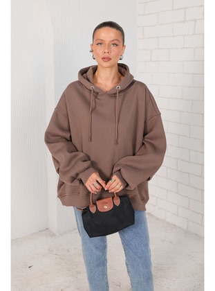 Milky Brown - Sweat-shirt - Melike Tatar