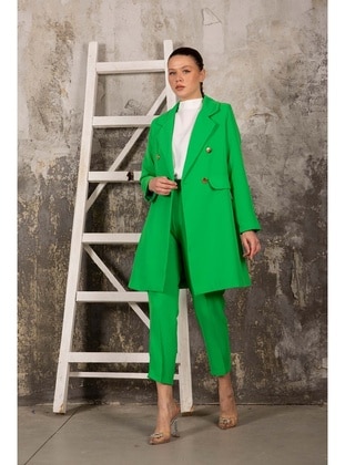 Green Business Jacket Suit 32 3040