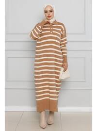 Milky Brown - Knit Dresses