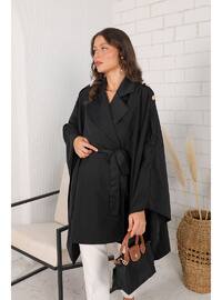 Black - Poncho