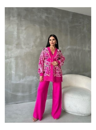 Fuchsia - Knit Suits - Maymara