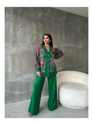 Green - Knit Suits - Maymara