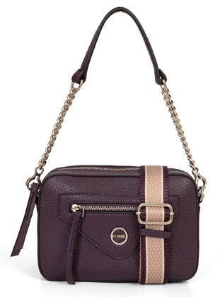 Maroon - Cross Bag - Fossil