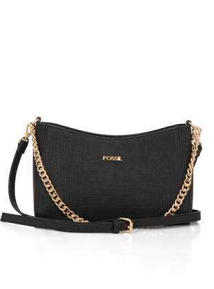 Black - Cross Bag - Fossil