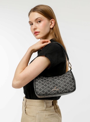 Black - Shoulder Bags - Cacharel