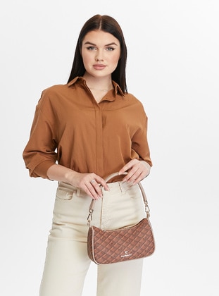 Tan - Shoulder Bags - Cacharel