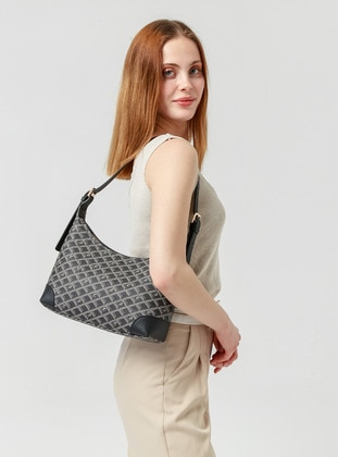 Black - Shoulder Bags - Cacharel