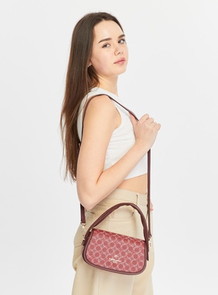 Burgundy - Cross Bag - Cacharel