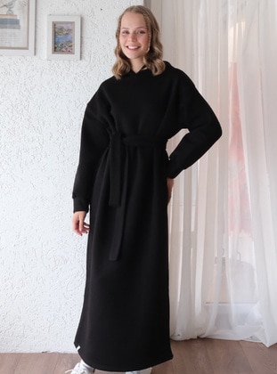 Black - Modest Dress - Ceylan Otantik