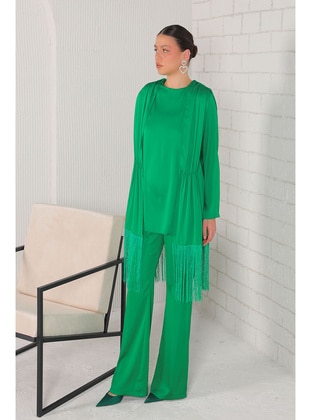 Green - Suit - Melike Tatar