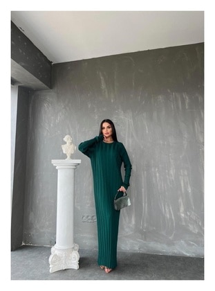 Green - Knit Dresses - Maymara