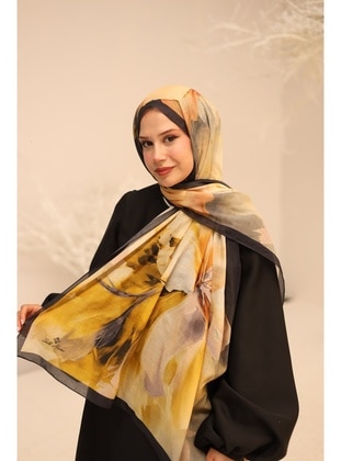 Multi Color - Shawl - Silk Home