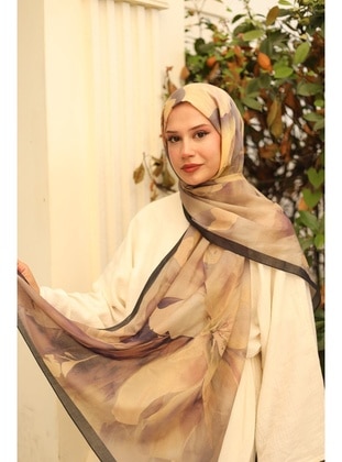 Multi Color - Shawl - Silk Home