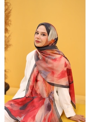 Multi Color - Shawl - Silk Home