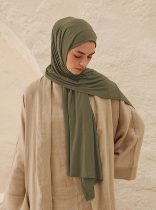 Reseda Green - Plain - Shawl - FRESHSCARFS