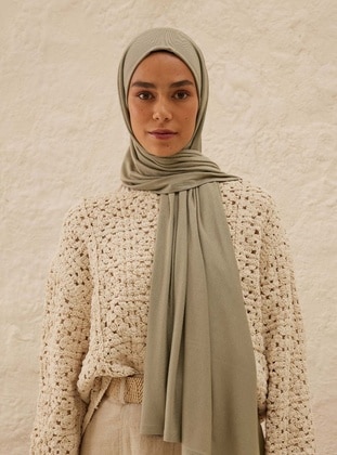 Grey - Plain - Shawl - FRESHSCARFS