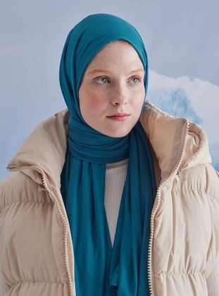 Ocean Blue - Plain - Shawl - FRESHSCARFS