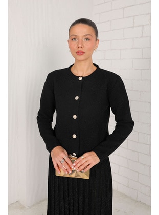 Black - Cardigan - Melike Tatar