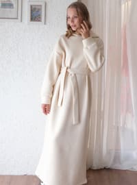 Cream - Modest Dress