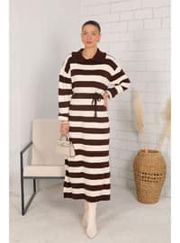 Brown - Modest Dress